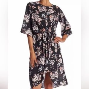 Spirit of Grace Floral Tie-waist Dress